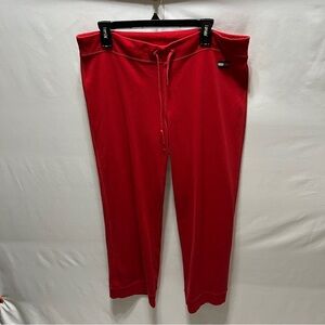 TOMMY HILFIGER Vintage 2002 Mens Red Sweat Pants Size Medium